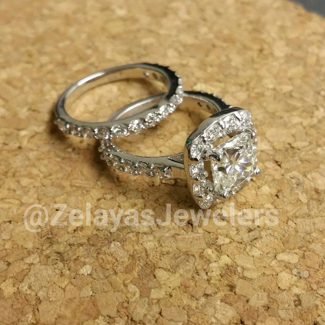 Custom Engagement Ring with Band